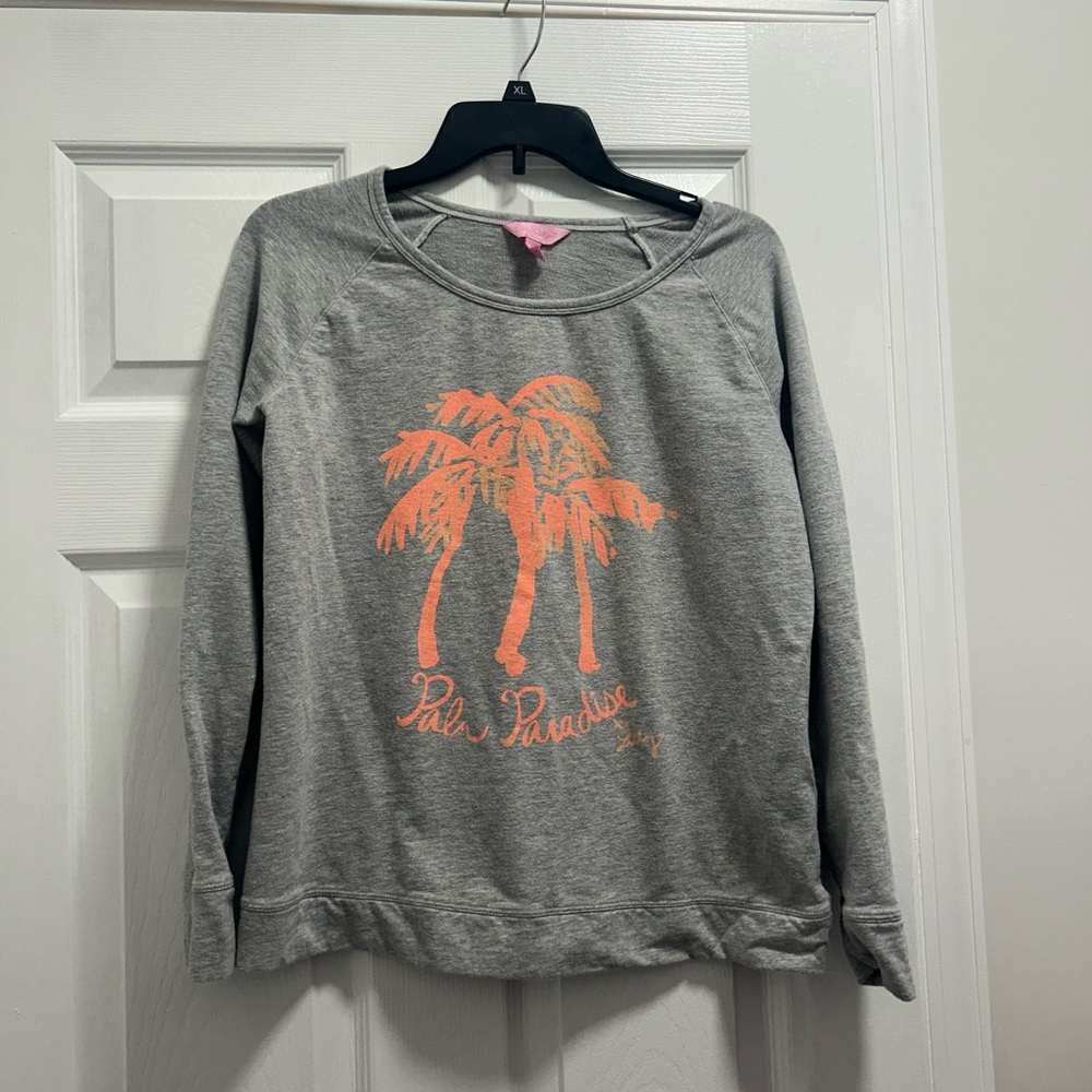 Lilly Pulitzer Palm Paradise crew size small